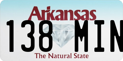 AR license plate 138MIN