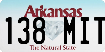 AR license plate 138MIT