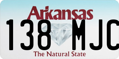 AR license plate 138MJC