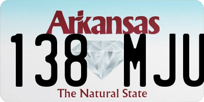 AR license plate 138MJU