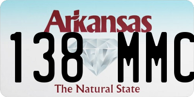 AR license plate 138MMC