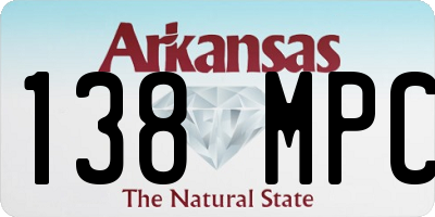 AR license plate 138MPC