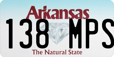 AR license plate 138MPS
