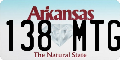 AR license plate 138MTG