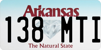 AR license plate 138MTI