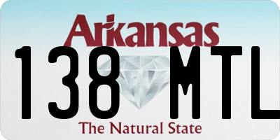 AR license plate 138MTL
