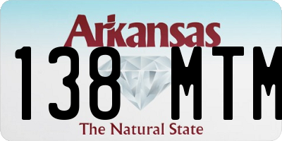 AR license plate 138MTM