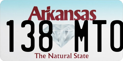 AR license plate 138MTO