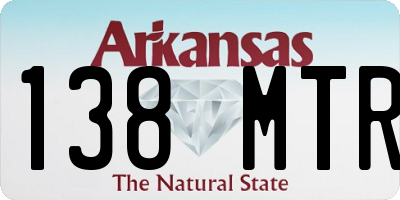 AR license plate 138MTR