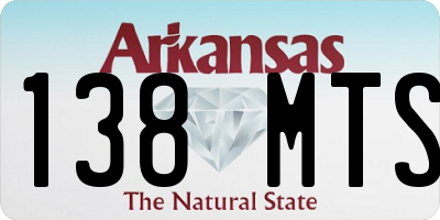 AR license plate 138MTS