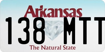 AR license plate 138MTT