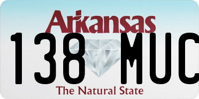 AR license plate 138MUC
