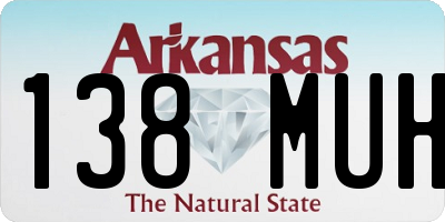 AR license plate 138MUH