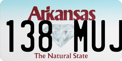 AR license plate 138MUJ