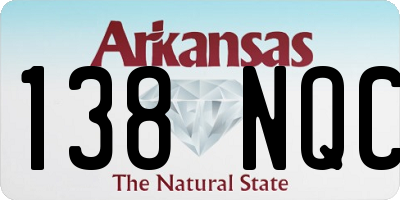 AR license plate 138NQC