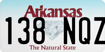 AR license plate 138NQZ