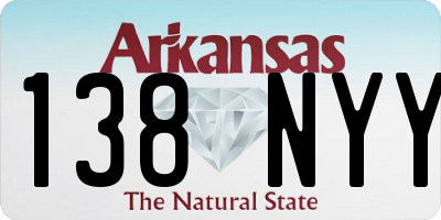 AR license plate 138NYY