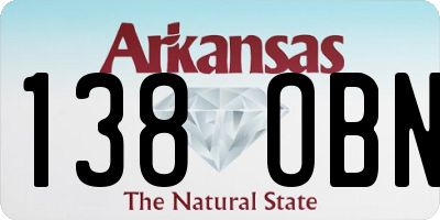 AR license plate 138OBN