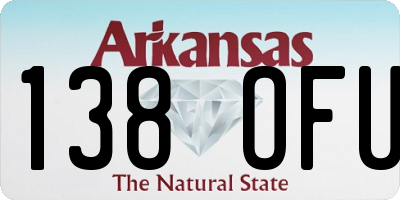 AR license plate 138OFU