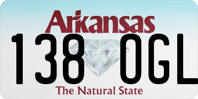 AR license plate 138OGL