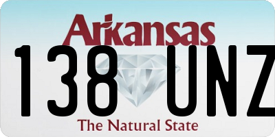 AR license plate 138UNZ