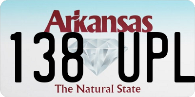 AR license plate 138UPL