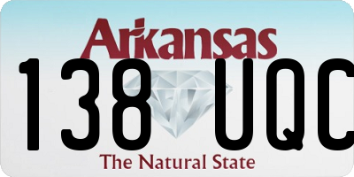 AR license plate 138UQC