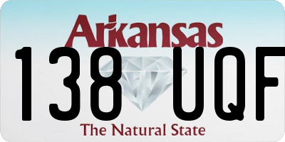 AR license plate 138UQF