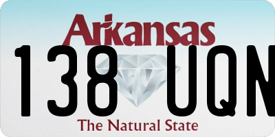 AR license plate 138UQN
