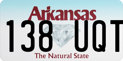 AR license plate 138UQT