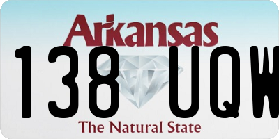 AR license plate 138UQW