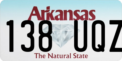 AR license plate 138UQZ