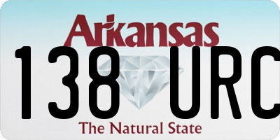 AR license plate 138URC