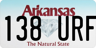 AR license plate 138URF