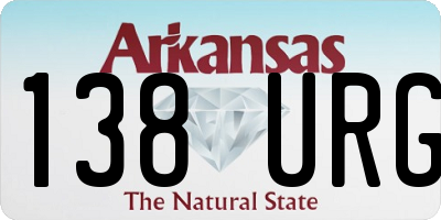 AR license plate 138URG