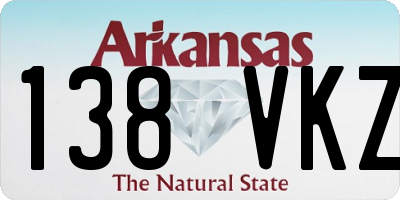 AR license plate 138VKZ