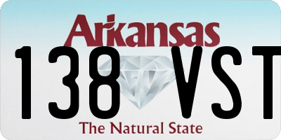 AR license plate 138VST