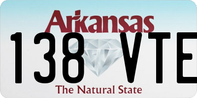 AR license plate 138VTE