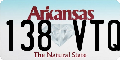 AR license plate 138VTQ