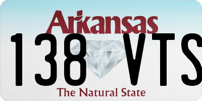 AR license plate 138VTS