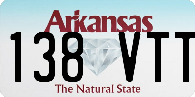 AR license plate 138VTT