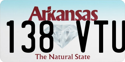 AR license plate 138VTU