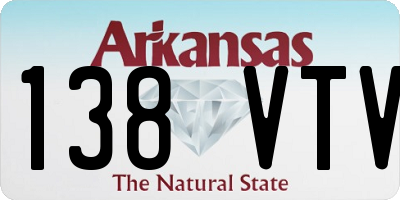 AR license plate 138VTV