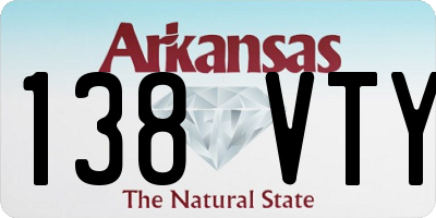 AR license plate 138VTY
