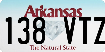 AR license plate 138VTZ