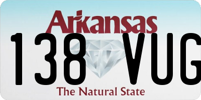 AR license plate 138VUG