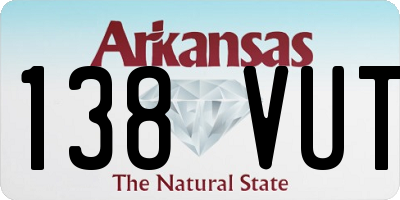 AR license plate 138VUT