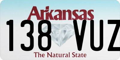 AR license plate 138VUZ