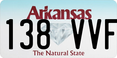 AR license plate 138VVF