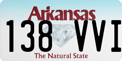 AR license plate 138VVI